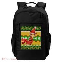 Giraffe Ugly Christmas Backpack thumb 0