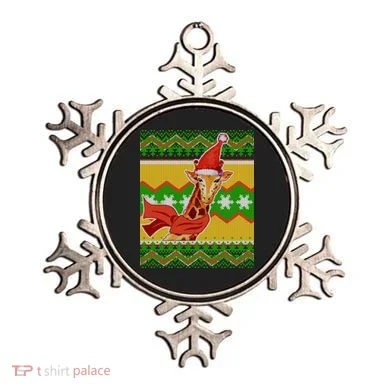 Giraffe Ugly Christmas Ornament