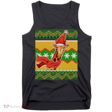 Giraffe Ugly Christmas Tank Top