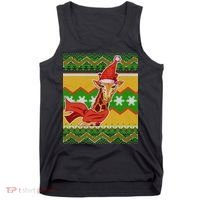 Giraffe Ugly Christmas Tank Top thumb 0