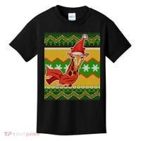 Giraffe Ugly Christmas Kids T-Shirt thumb 0