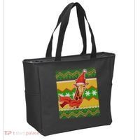Giraffe Ugly Christmas Tote Bag thumb 2