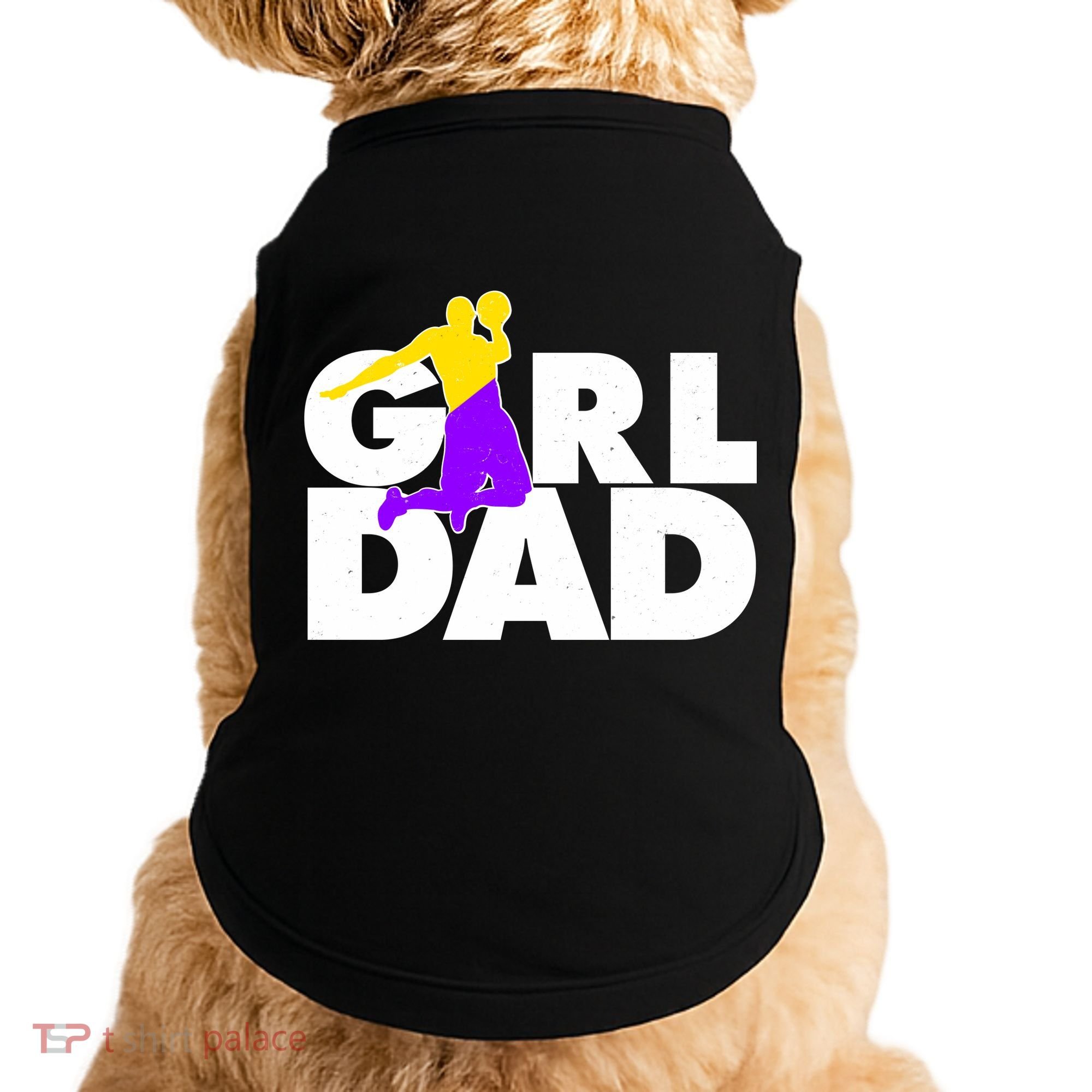 Girl Dad Dunking Tribute Doggie Tank