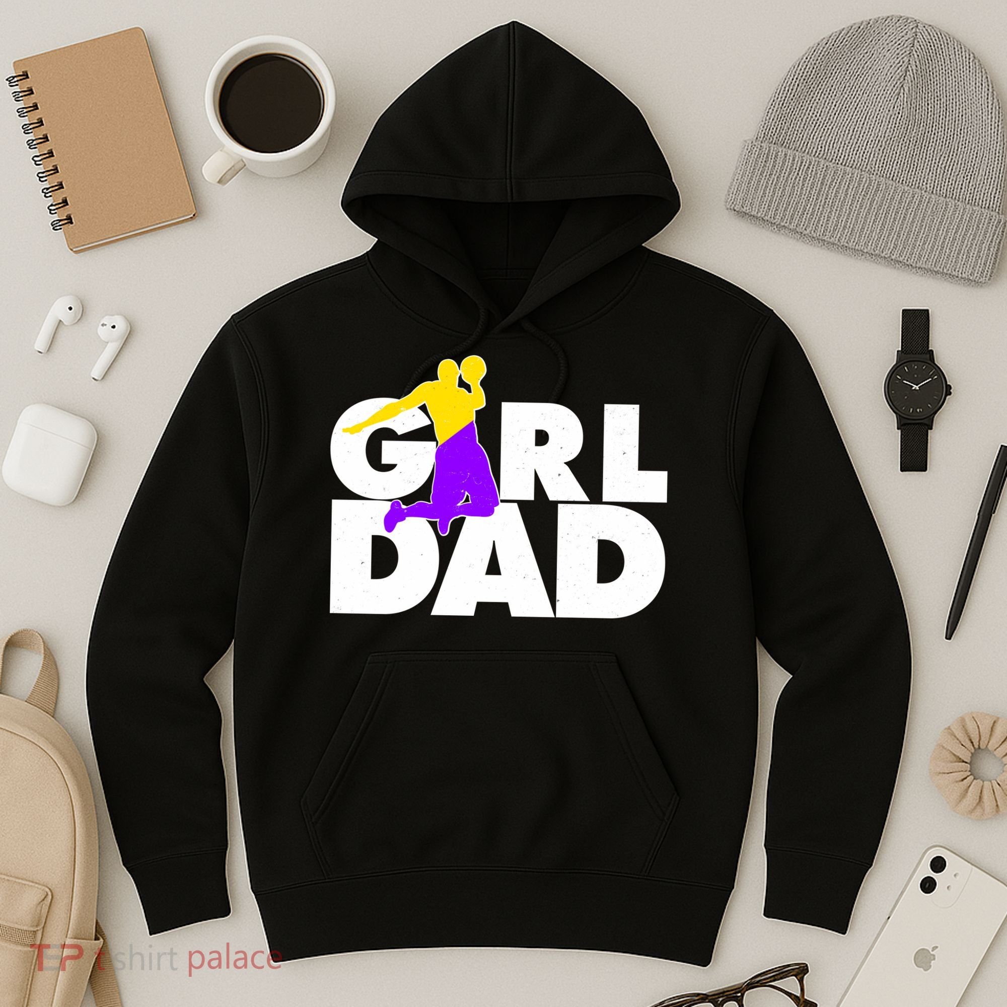 Girl Dad Dunking Tribute Hoodie