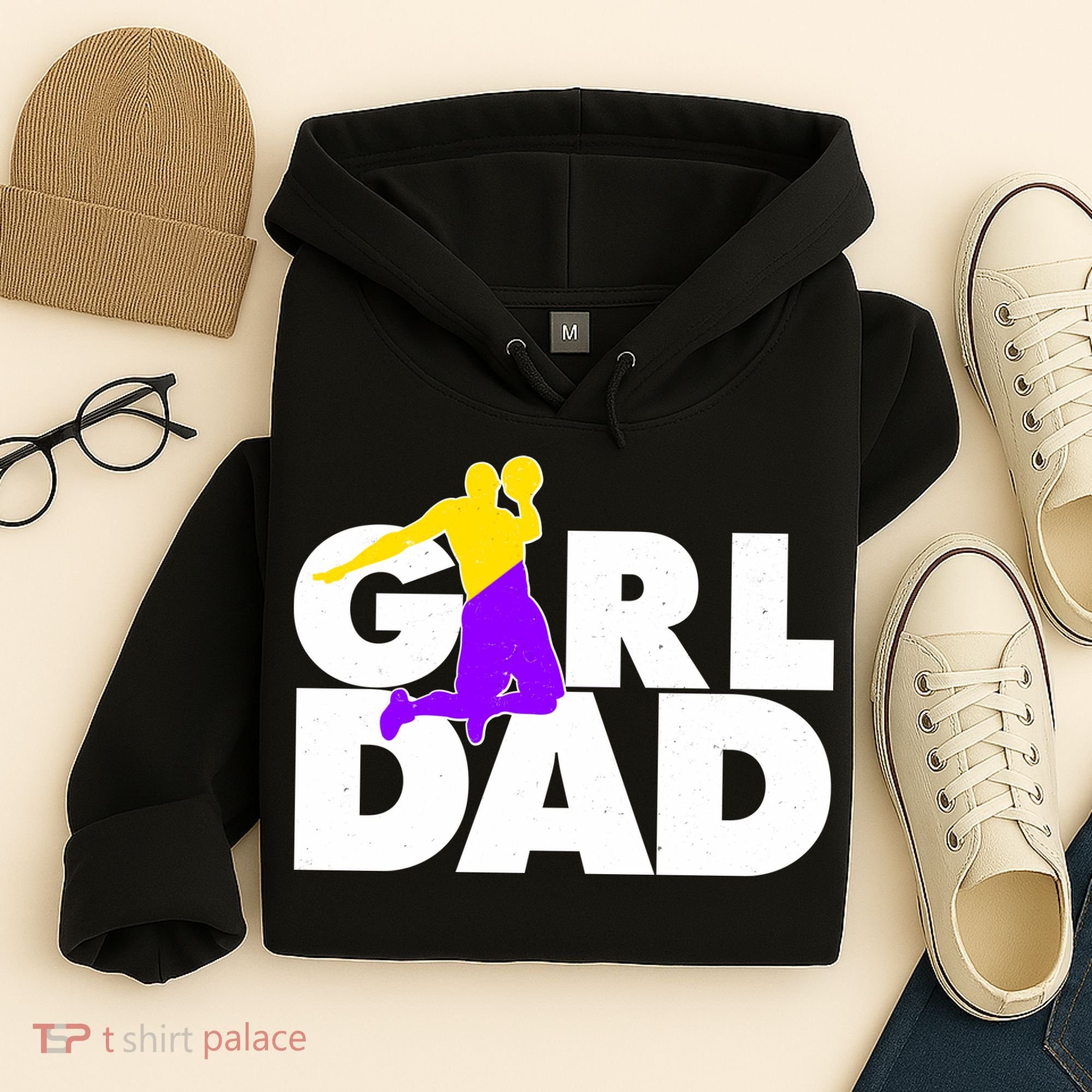 Girl Dad Dunking Tribute Hoodie