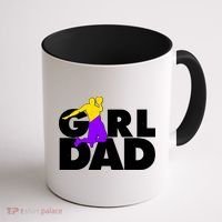 Girl Dad Dunking Tribute Coffee Mug thumb 1