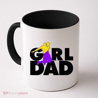 Girl Dad Dunking Tribute Coffee Mug