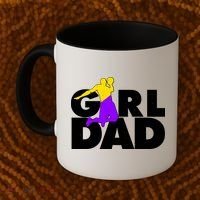 Girl Dad Dunking Tribute Coffee Mug thumb 2