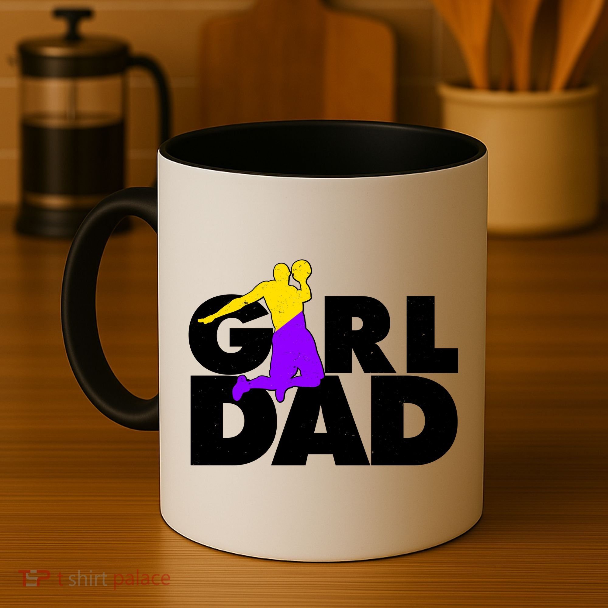 Girl Dad Dunking Tribute Coffee Mug