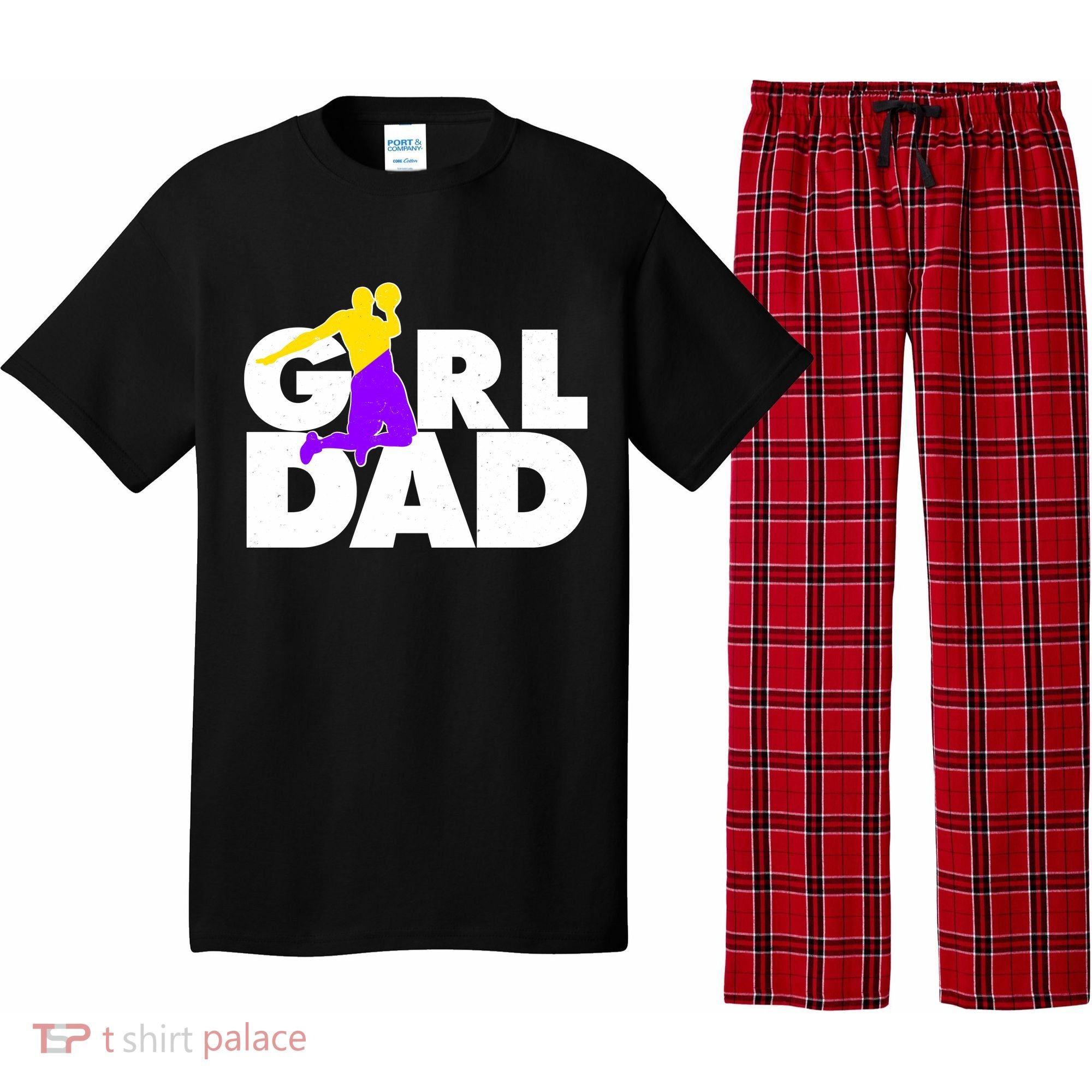 Girl Dad Dunking Tribute Pajama Set