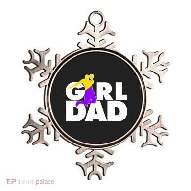 Girl Dad Dunking Tribute Ornament