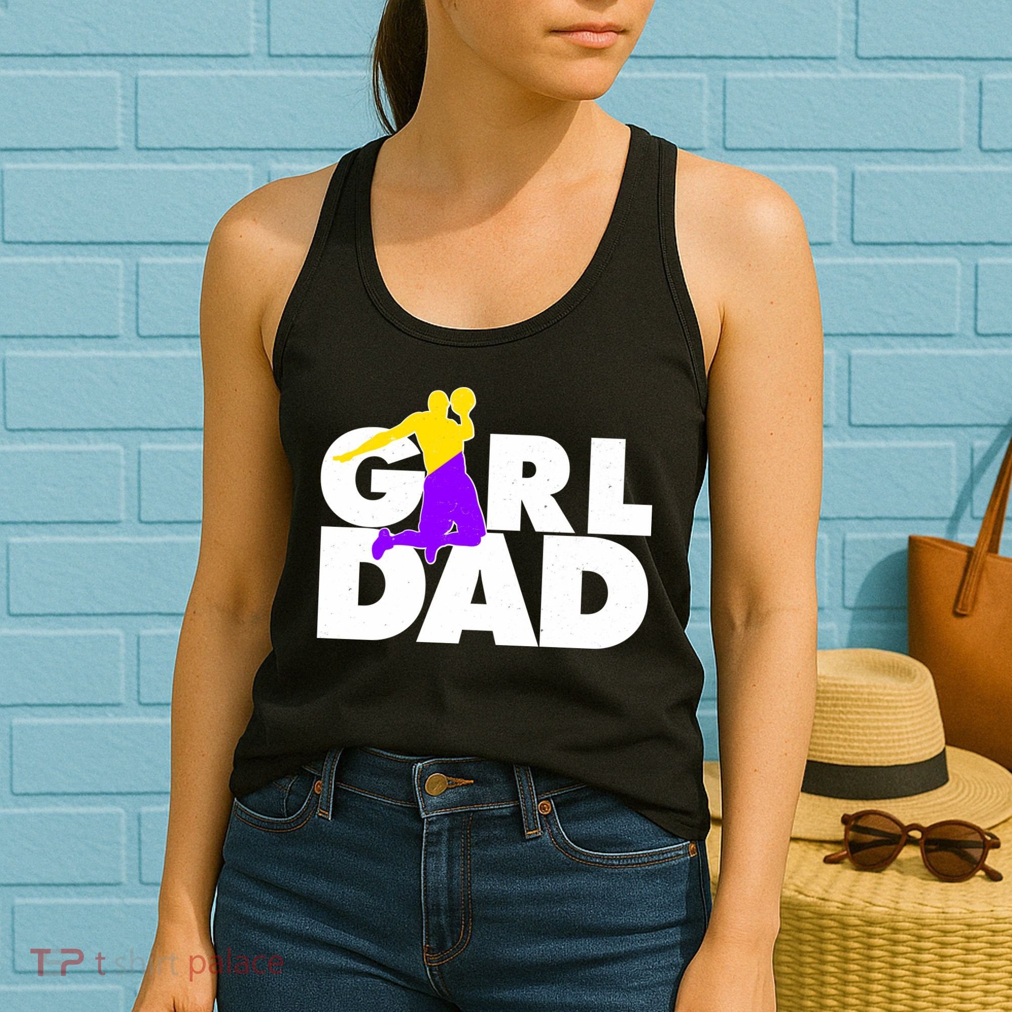Girl Dad Dunking Tribute Women's Tank Top
