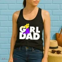 Girl Dad Dunking Tribute Women's Tank Top thumb 2