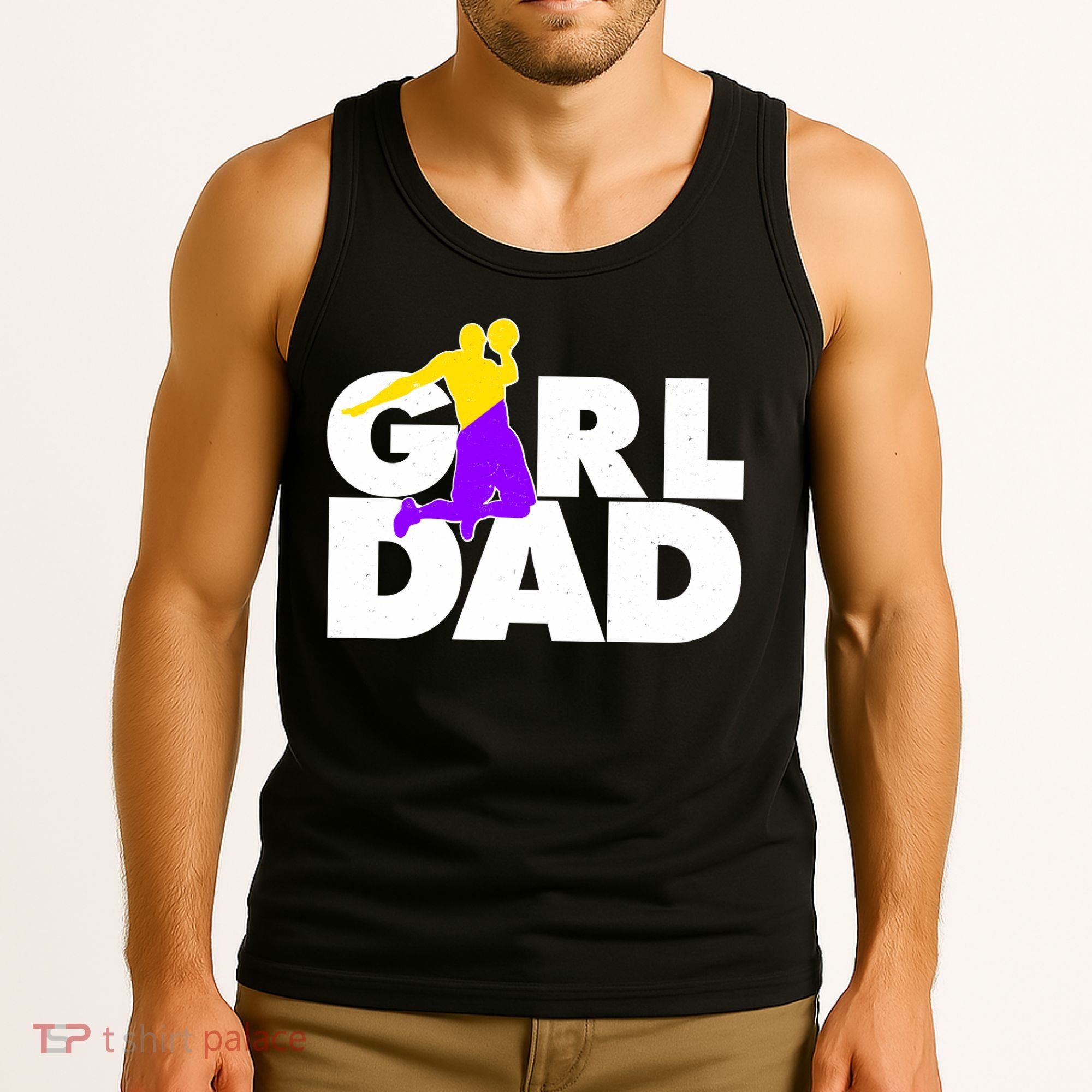 Girl Dad Dunking Tribute Tank Top