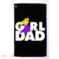 Girl Dad Dunking Tribute Golf Towel thumb 0