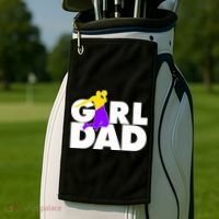 Girl Dad Dunking Tribute Golf Towel thumb 2