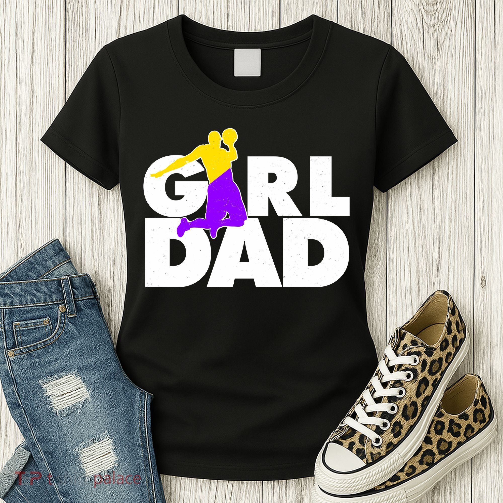 Girl Dad Dunking Tribute Women's T-Shirt