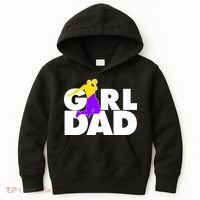 Girl Dad Dunking Tribute Kids Hoodie thumb 0