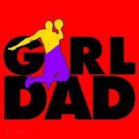 Girl Dad Dunking Tribute Santa Hat thumb 1