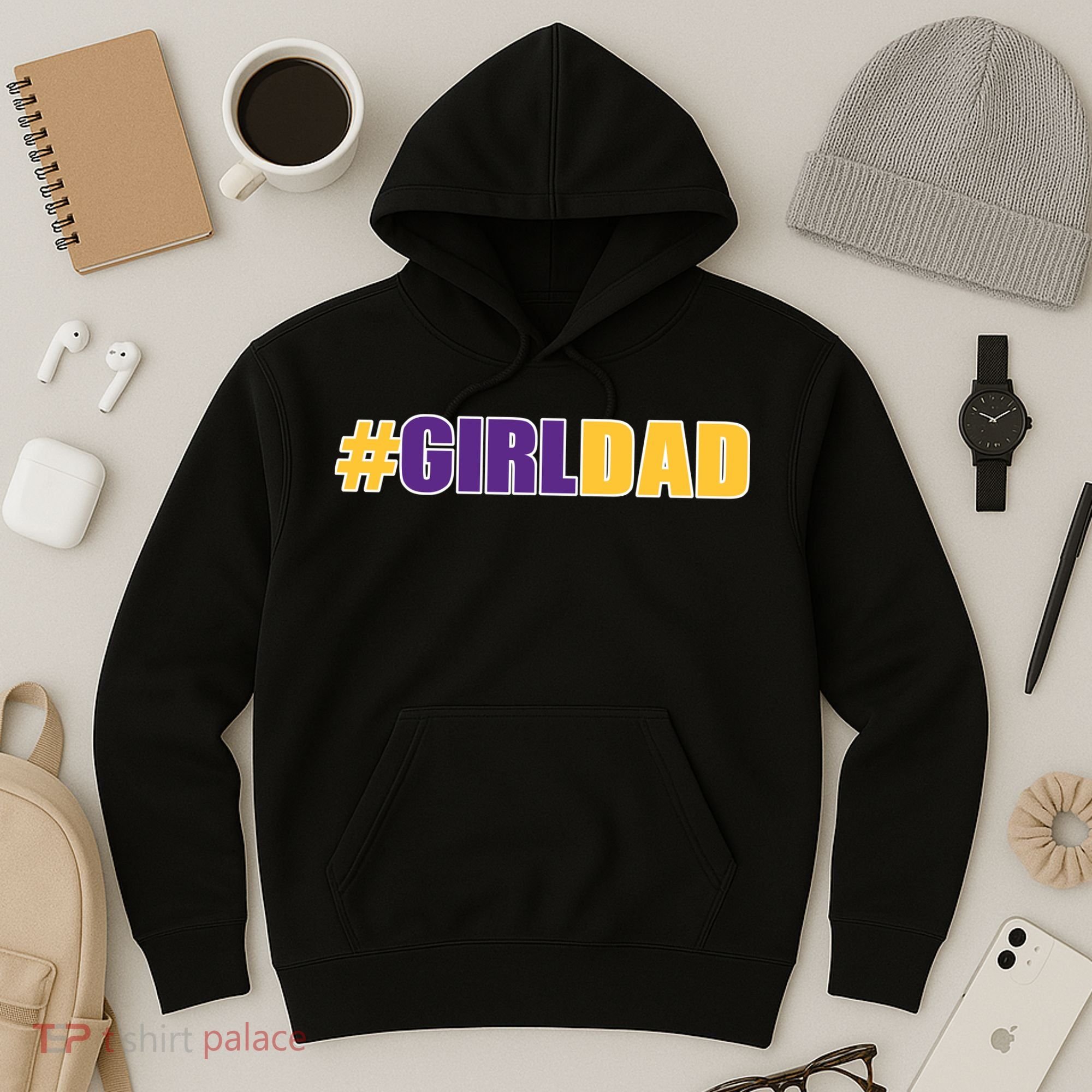Girl Dad Tribute Memorial Hoodie