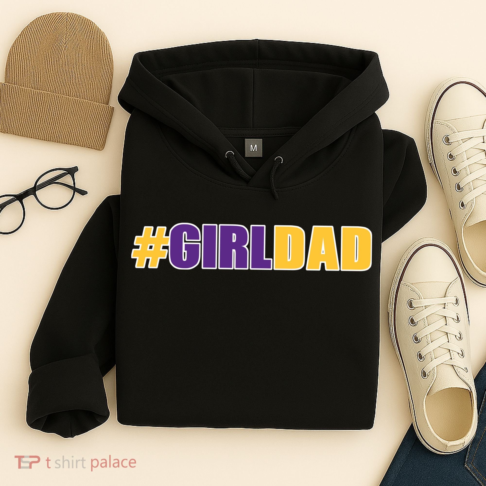 Girl Dad Tribute Memorial Hoodie