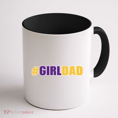 Girl Dad Tribute Memorial Coffee Mug back