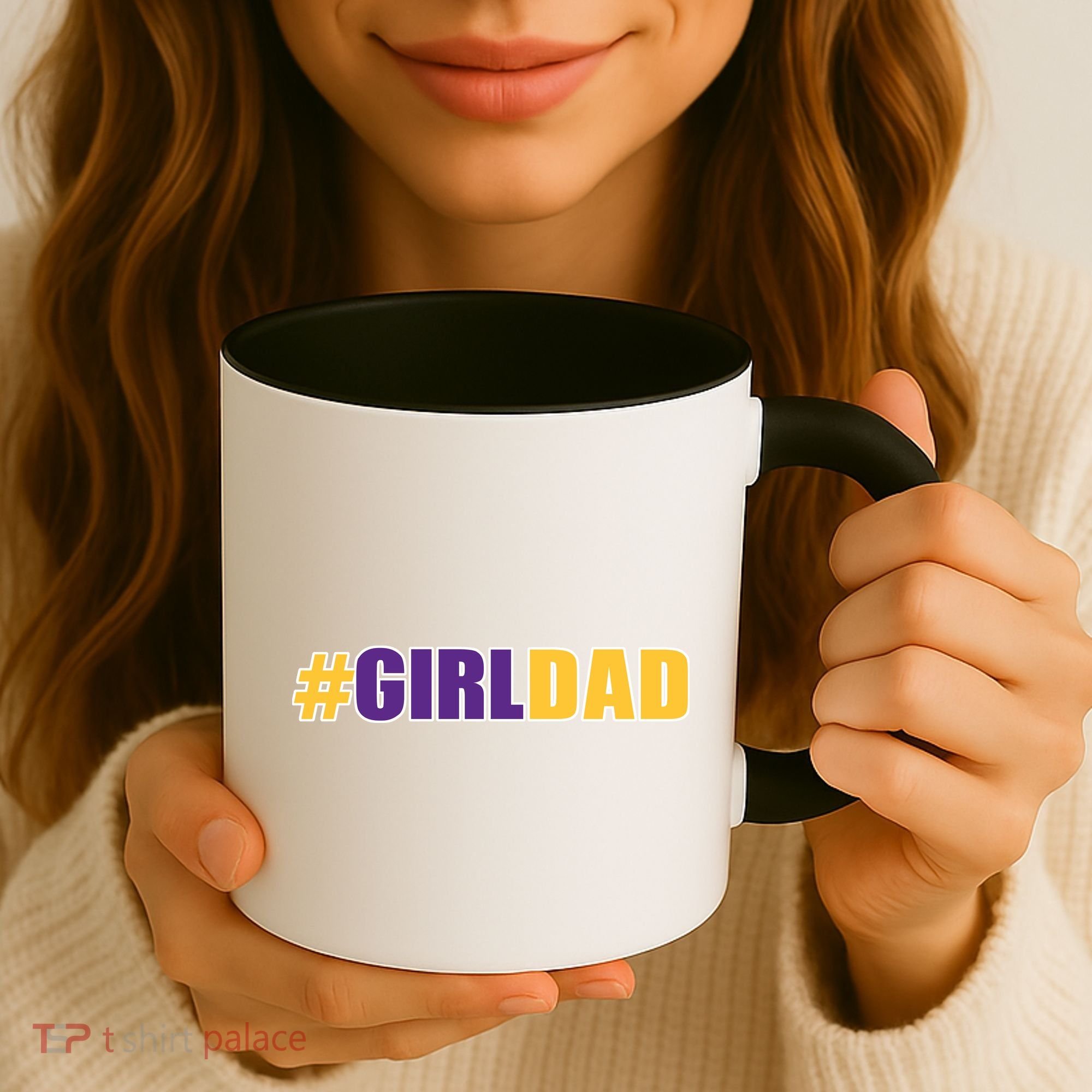 Girl Dad Tribute Memorial Coffee Mug