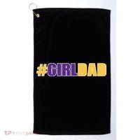 Girl Dad Tribute Memorial Golf Towel thumb 0