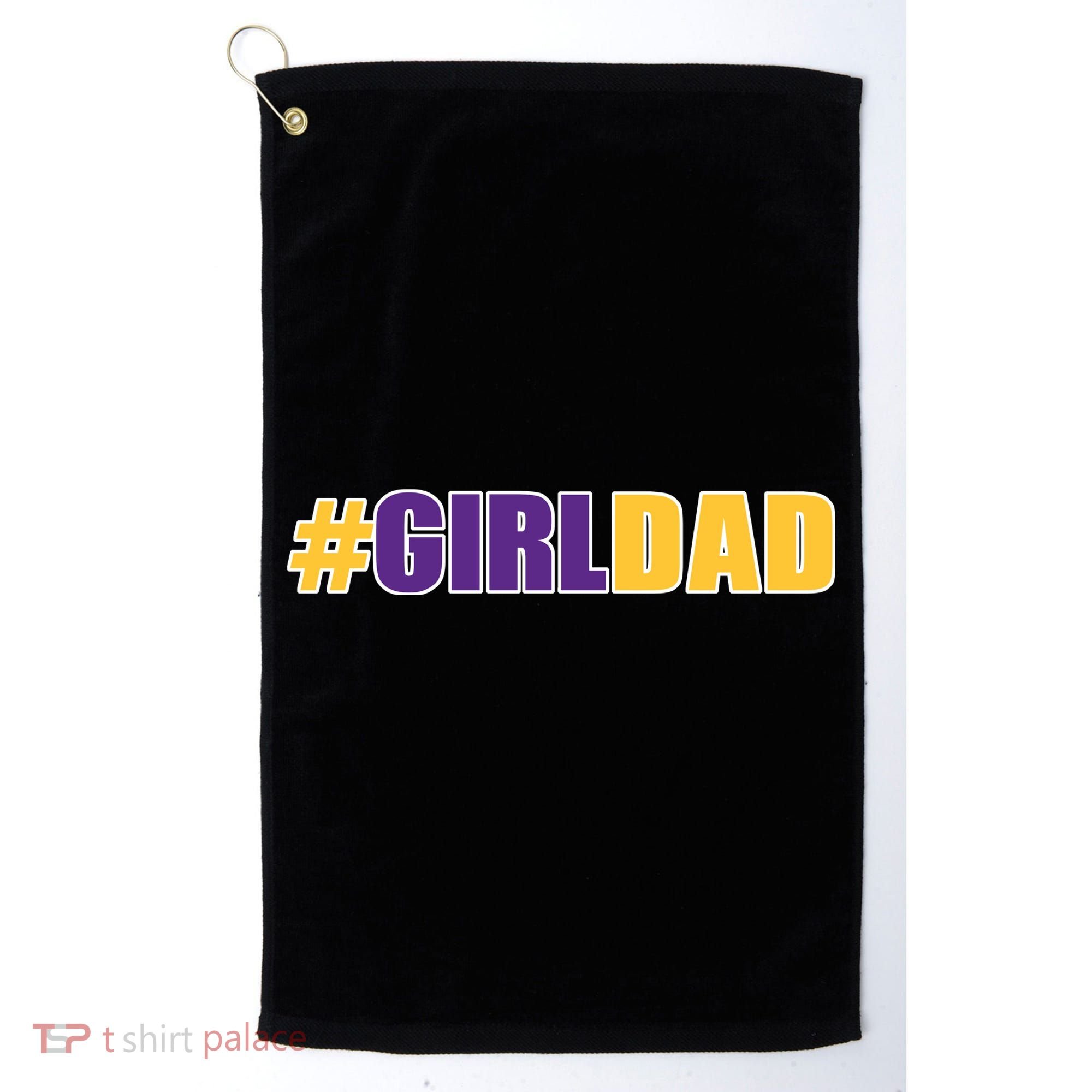 Girl Dad Tribute Memorial Golf Towel