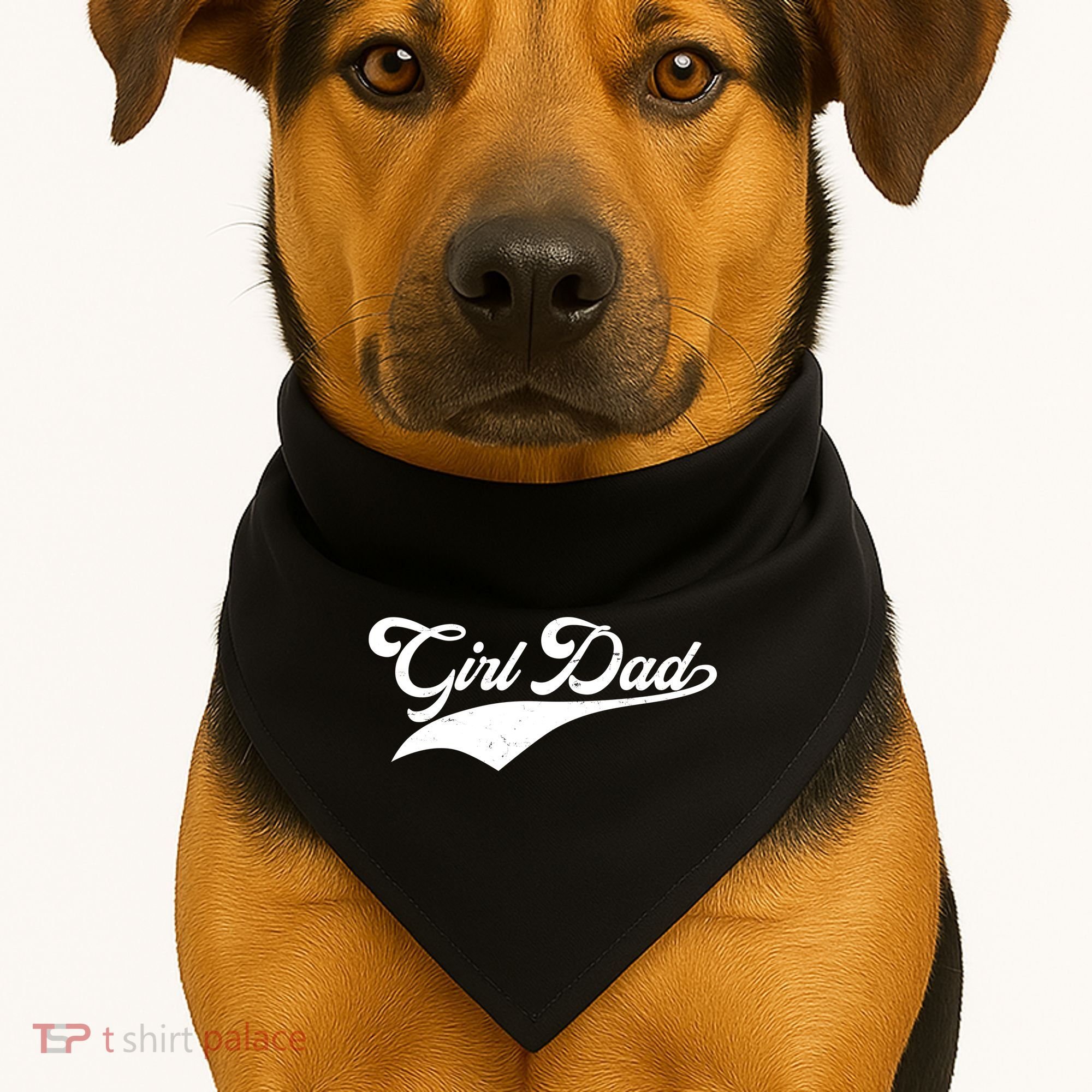 Girl Dad Tribute USA-Made Doggie Bandana