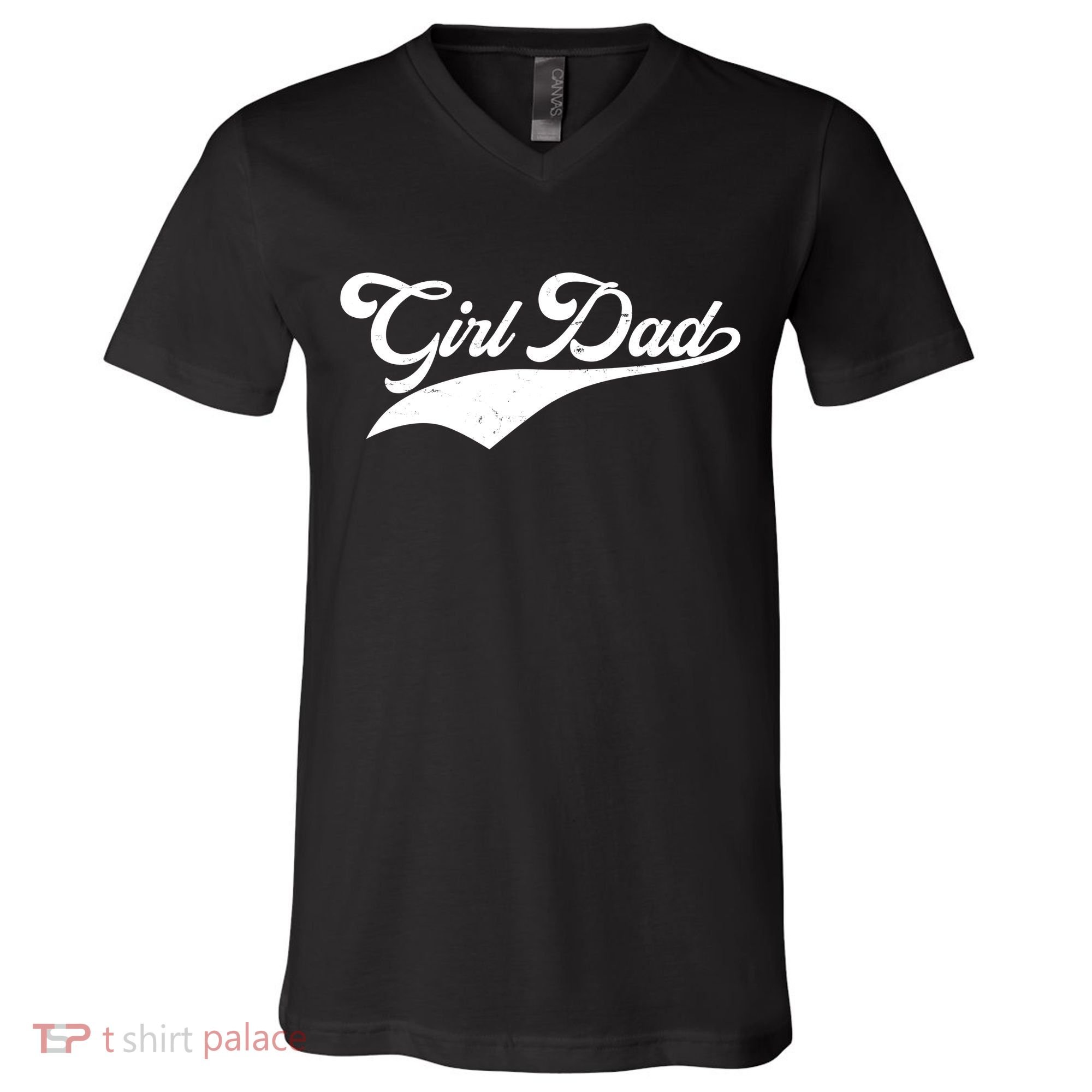 Girl Dad Tribute V-Neck T-Shirt