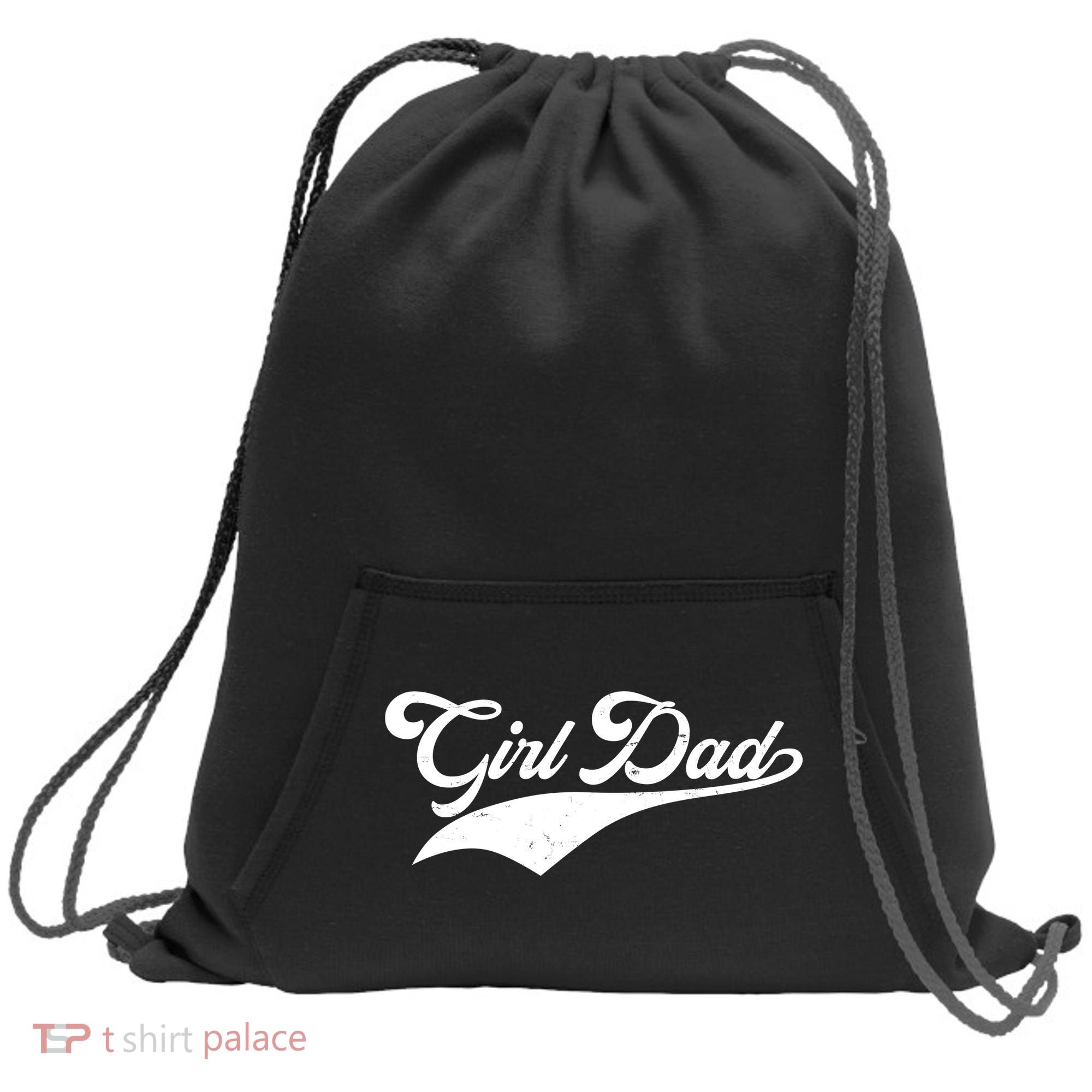 Girl Dad Tribute Sweatshirt Cinch Pack Bag