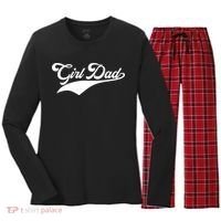 Girl Dad Tribute Women's Long Sleeve Flannel Pajama Set  thumb 0