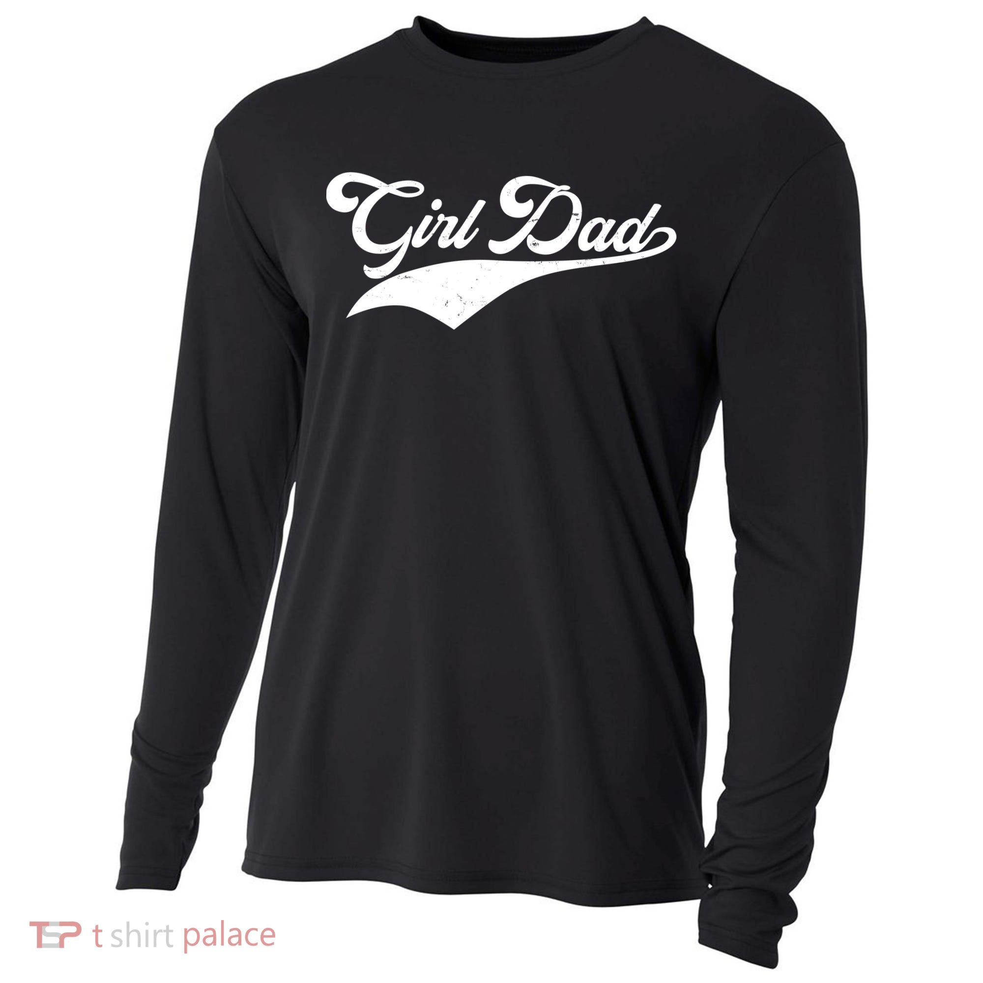 Girl Dad Tribute Cooling Performance Long Sleeve Crew