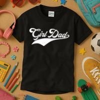 Girl Dad Tribute Kids T-Shirt thumb 3