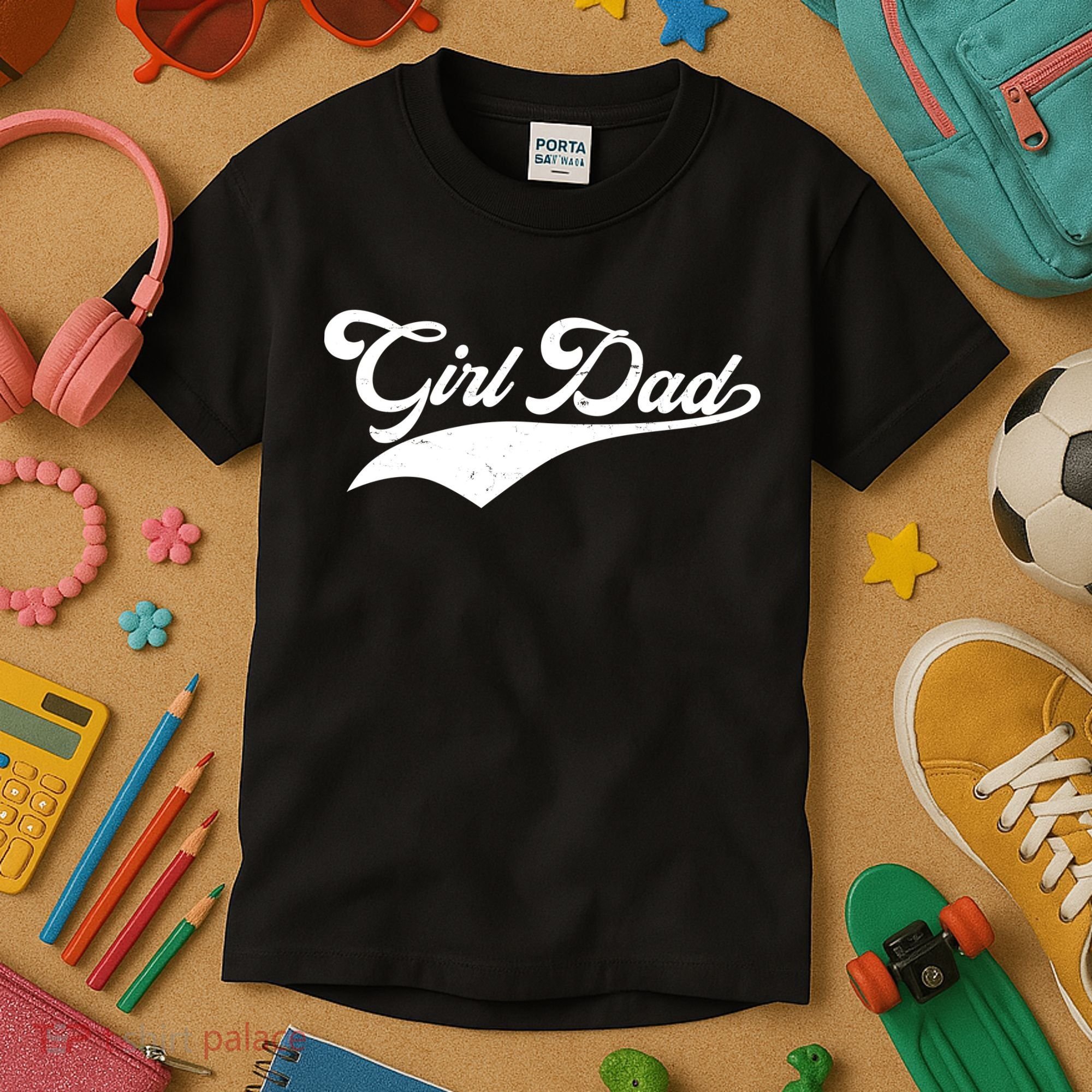 Girl Dad Tribute Kids T-Shirt