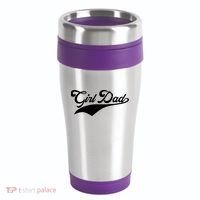 Girl Dad Tribute 16oz Travel Tumbler thumb 0