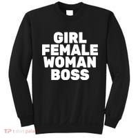 Girl Female Woman Boss Sweatshirt thumb 0