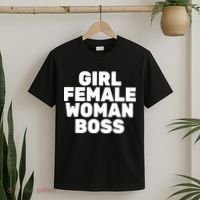 Girl Female Woman Boss T-Shirt thumb 2