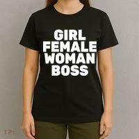 Girl Female Woman Boss T-Shirt thumb 4