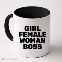 Girl Female Woman Boss Coffee Mug thumb 0