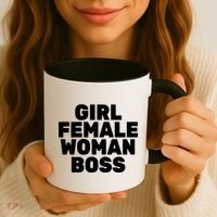 Girl Female Woman Boss Coffee Mug thumb 3