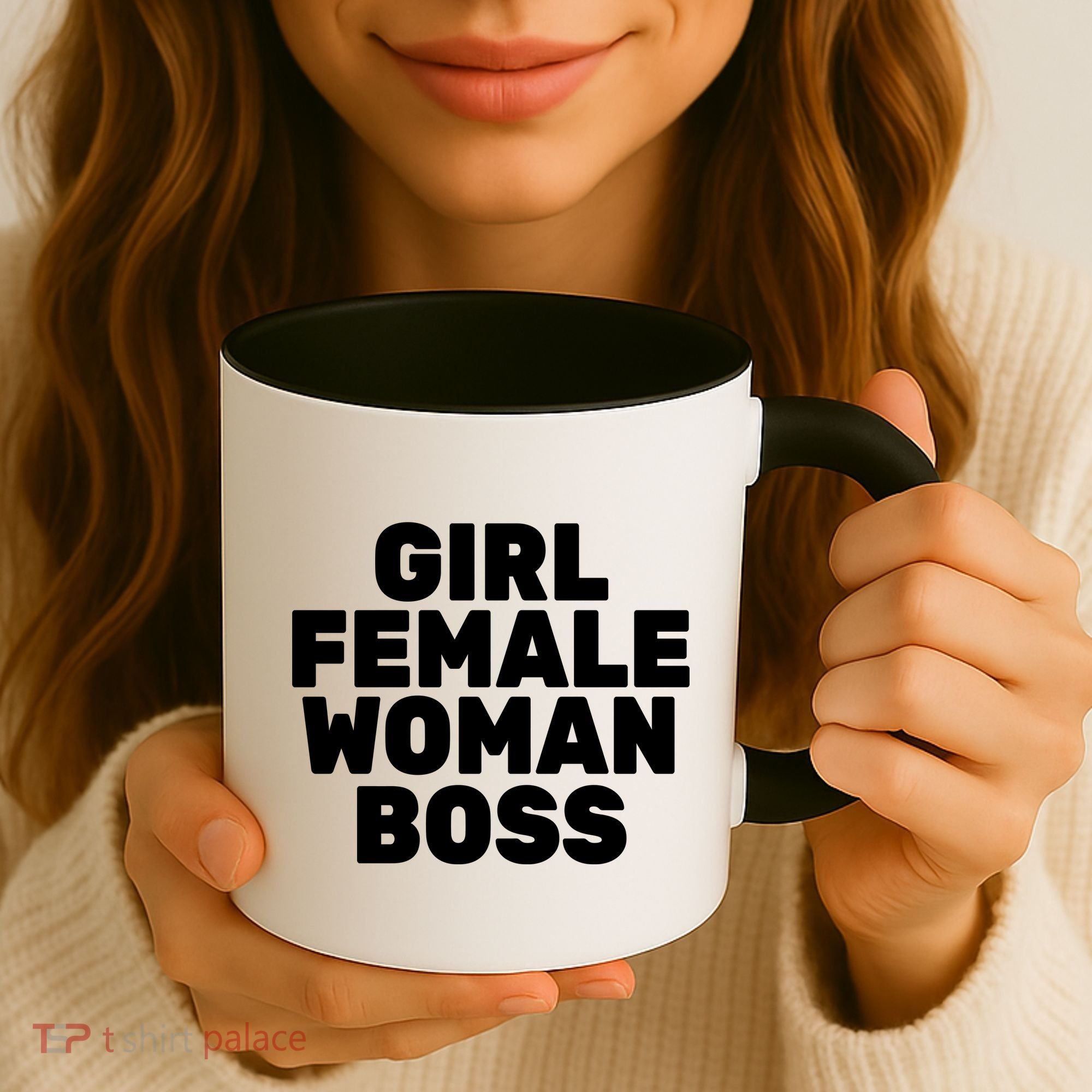 Girl Female Woman Boss Coffee Mug