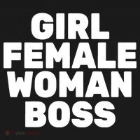 Girl Female Woman Boss Women's Hoodie thumb 2