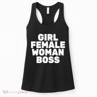 Girl Female Woman Boss Women's Tank Top thumb 0