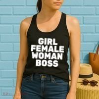 Girl Female Woman Boss Women's Tank Top thumb 2