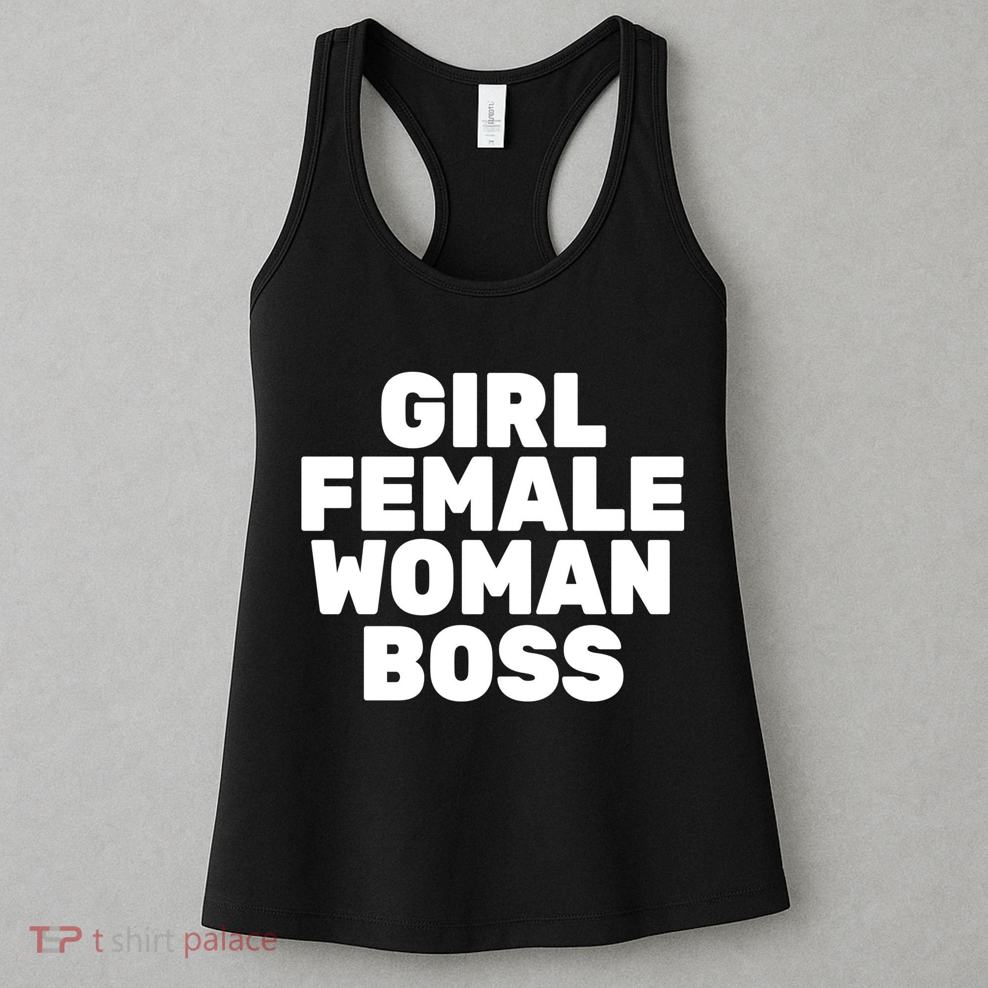 Girl Female Woman Boss Women's Tank Top