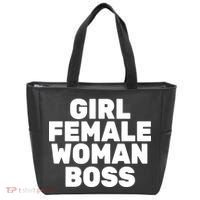 Girl Female Woman Boss Tote Bag thumb 0