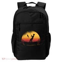 Girl Fishing Sunset Backpack thumb 0