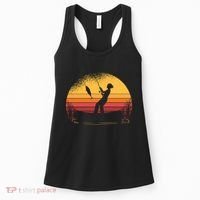 Girl Fishing Sunset Women's Tank Top thumb 0